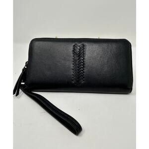 Kooba Braided Zip Around Wallet